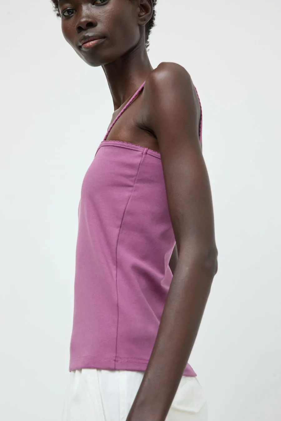 Deiji Studios Scallop Tank in Berry sold by No. 6 product image thumbnail 2