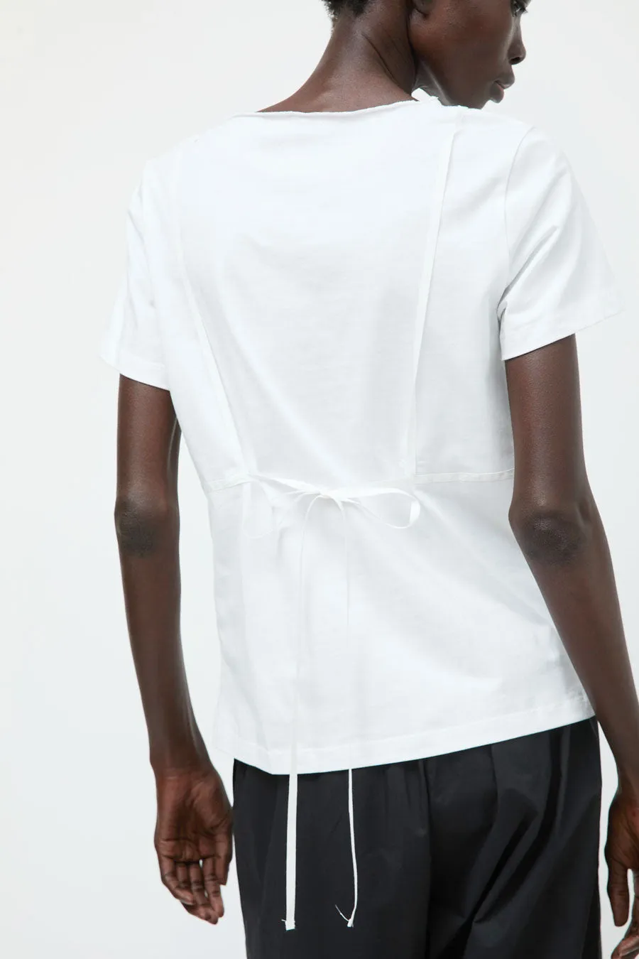 Deiji Studios Tape Tee in White sold by No. 6 product image thumbnail 5