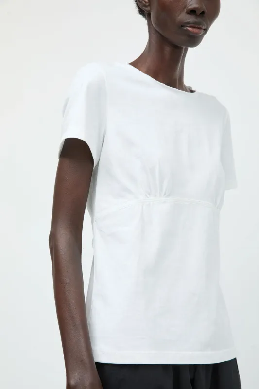 Deiji Studios Tape Tee in White made by Deiji Studios