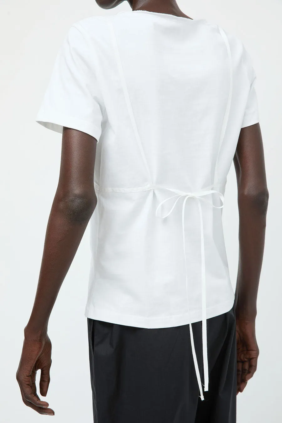 Deiji Studios Tape Tee in White sold by No. 6 product image thumbnail 2