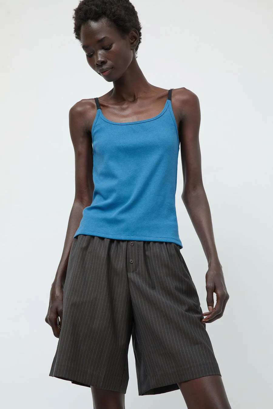 Deiji Studios Rib Jersey Tank in Azure sold by No. 6 product image thumbnail 4