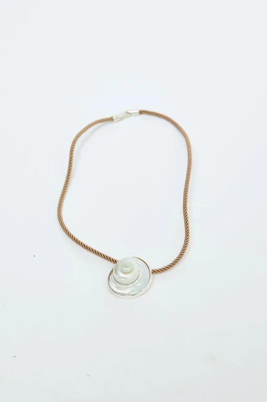 Le Chic Radical Seashell Necklace in Silver made by No. 6
