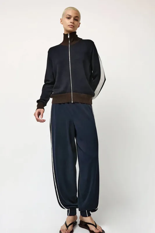 CORDERA Organic Cotton Sporty Pants in Navy made by Cordera