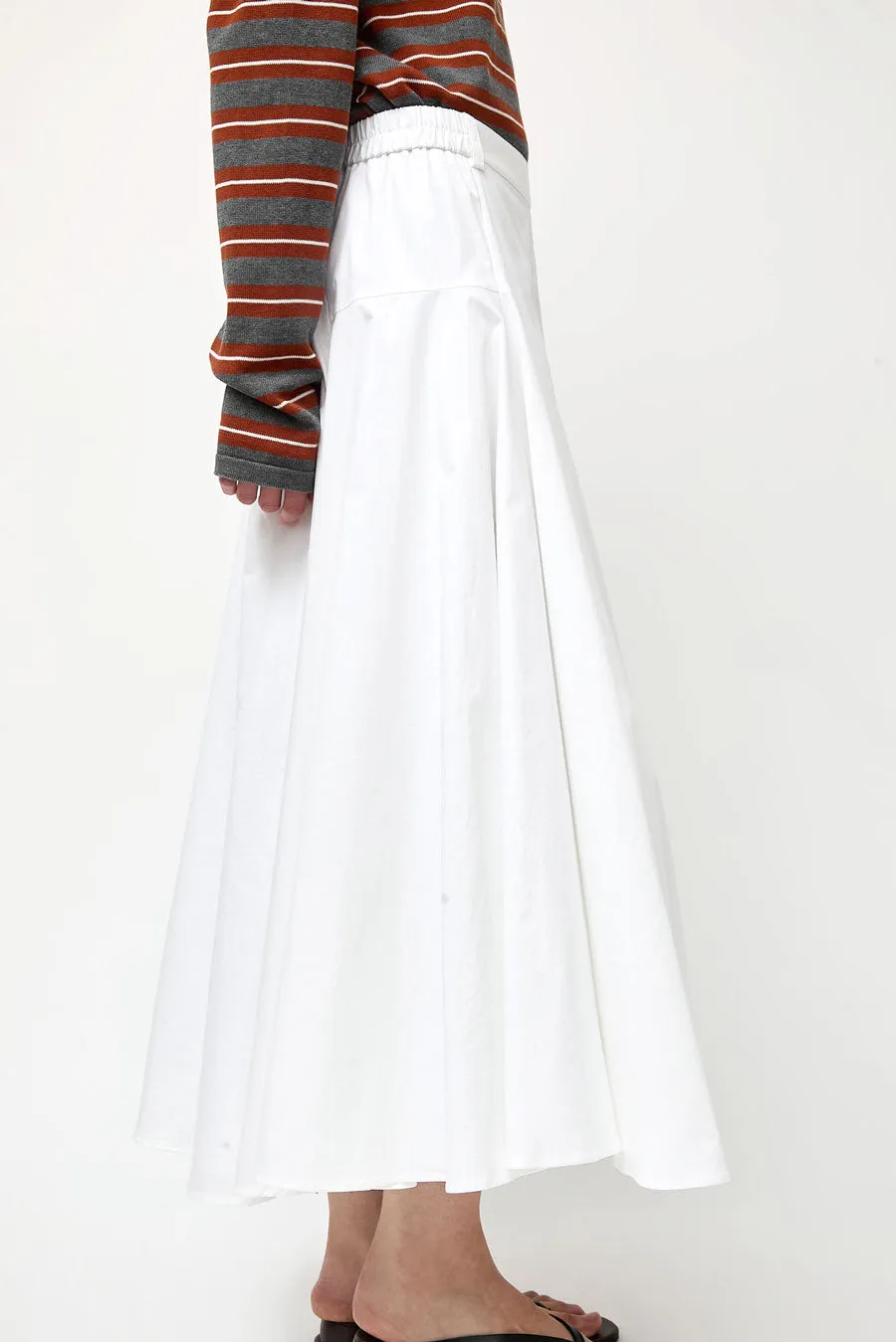 CORDERA Cotton Voluminous Skirt in White sold by No. 6 product image thumbnail 4