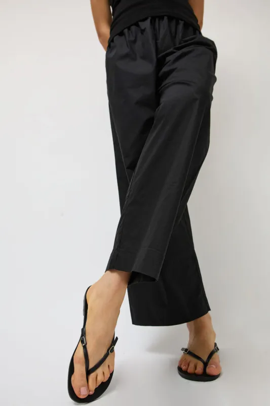 Maria Farro Paxi Flip Flop in All Black made by No. 6