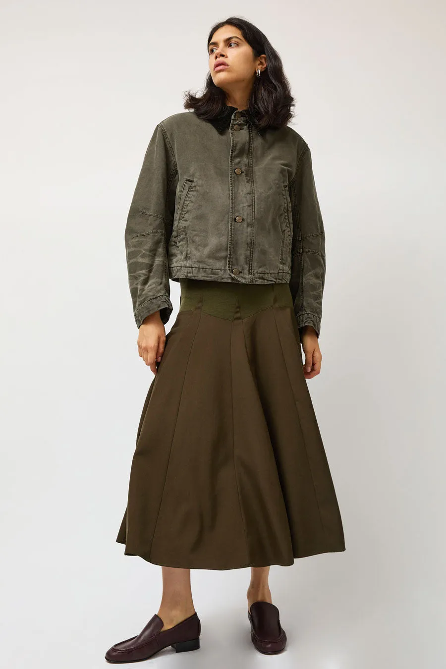 6397 Flight Jacket in Olive sold by No. 6 product image thumbnail 5