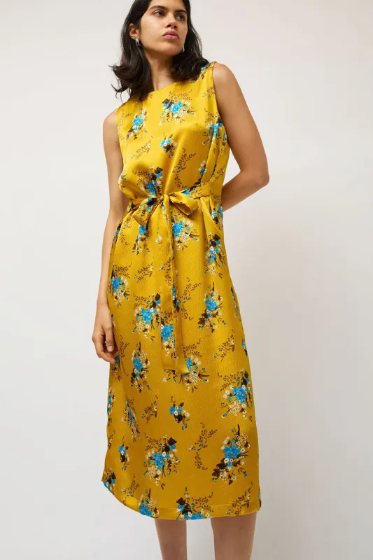 No.6 Mona Dress in Yellow and Blue Floral made by No. 6