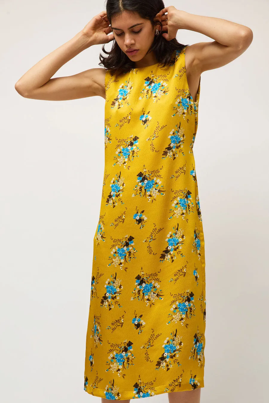 No.6 Mona Dress in Yellow and Blue Floral sold by No. 6 product image thumbnail 2