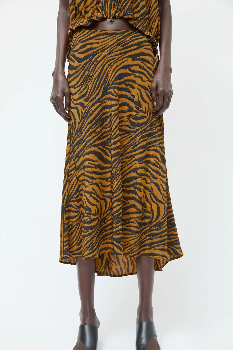 No.6 Mitta Skirt in Brown and Black Zebra sold by No. 6 product image thumbnail 3