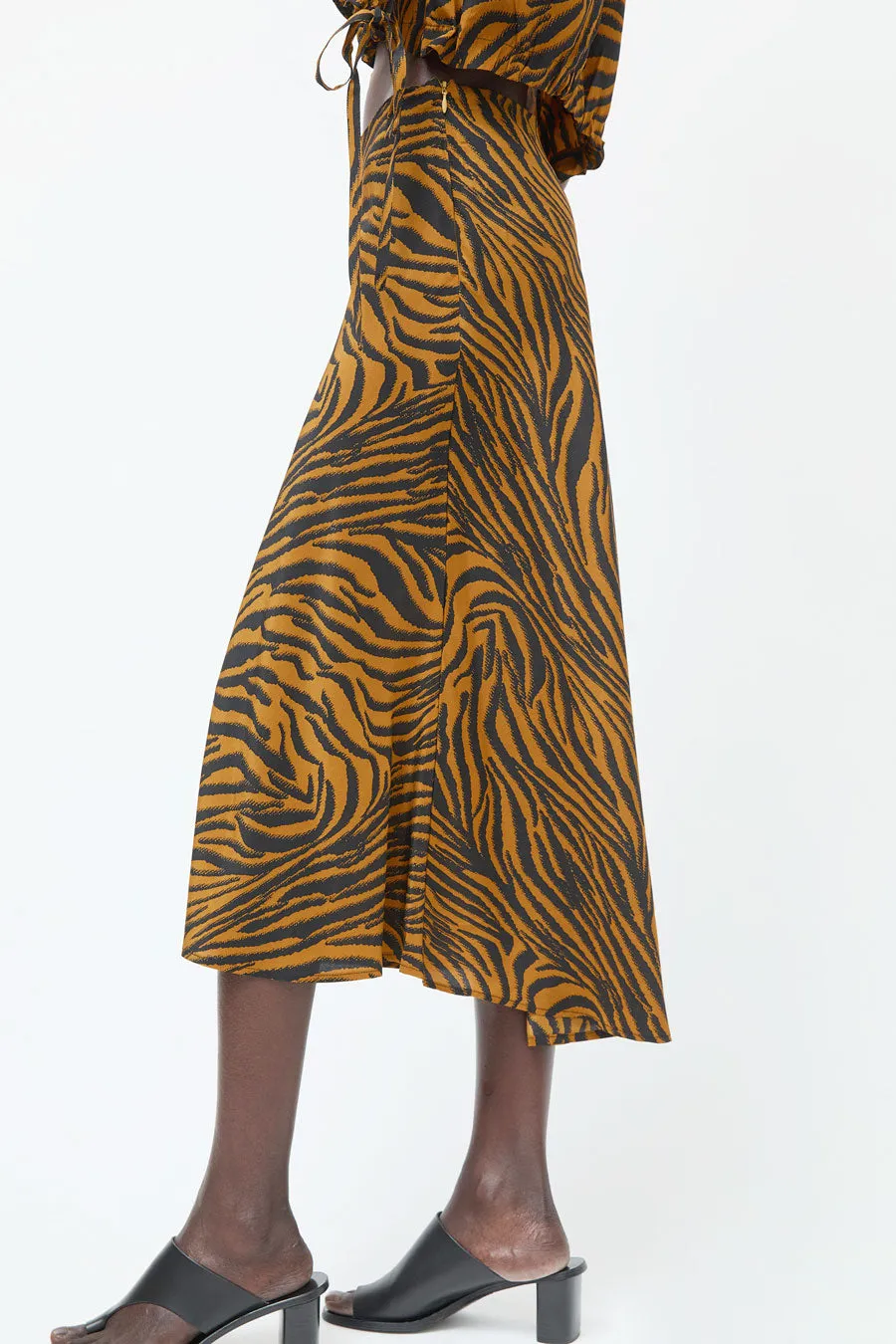 No.6 Mitta Skirt in Brown and Black Zebra sold by No. 6 product image thumbnail 2