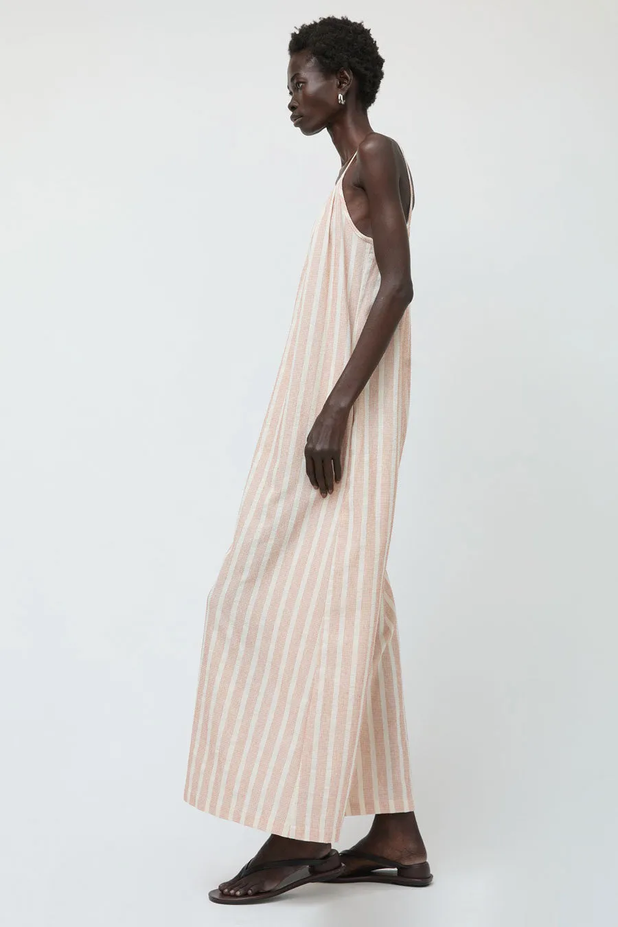 No.6 Eve Jumpsuit in Coral Stripe sold by No. 6 product image thumbnail 4