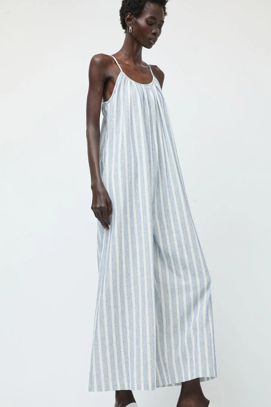 No.6 Eve Jumpsuit in Blue Stripe sold by No. 6 product image thumbnail 2