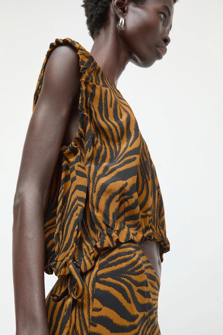 No.6 Anabel Top in Brown and Black Zebra sold by No. 6 product image thumbnail 2
