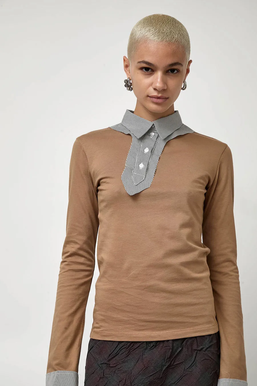 Rave Review Viv Top in Brown sold by No. 6