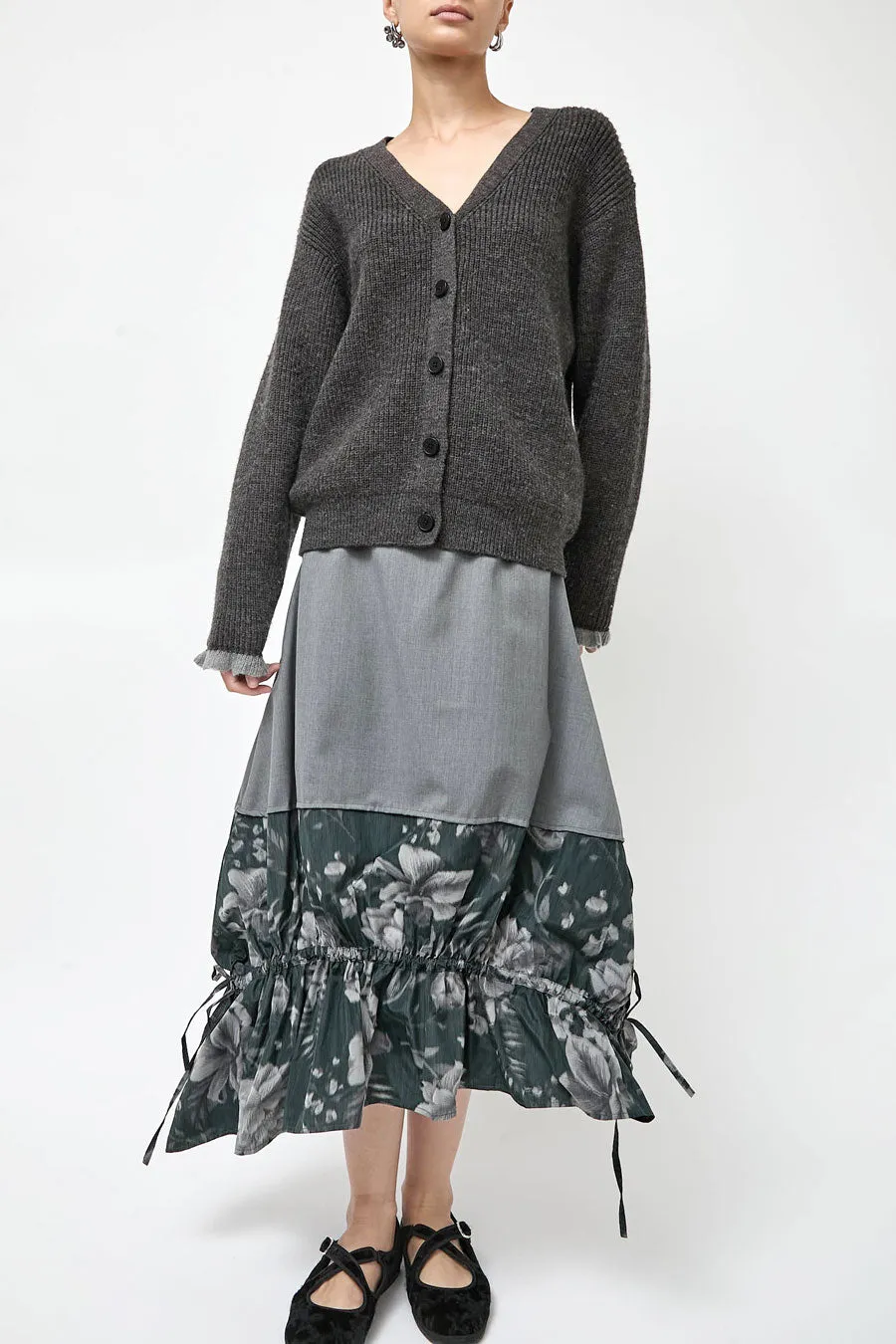 Rave Review Vita Skirt in Grey and Black Floral sold by No. 6 product image thumbnail 5