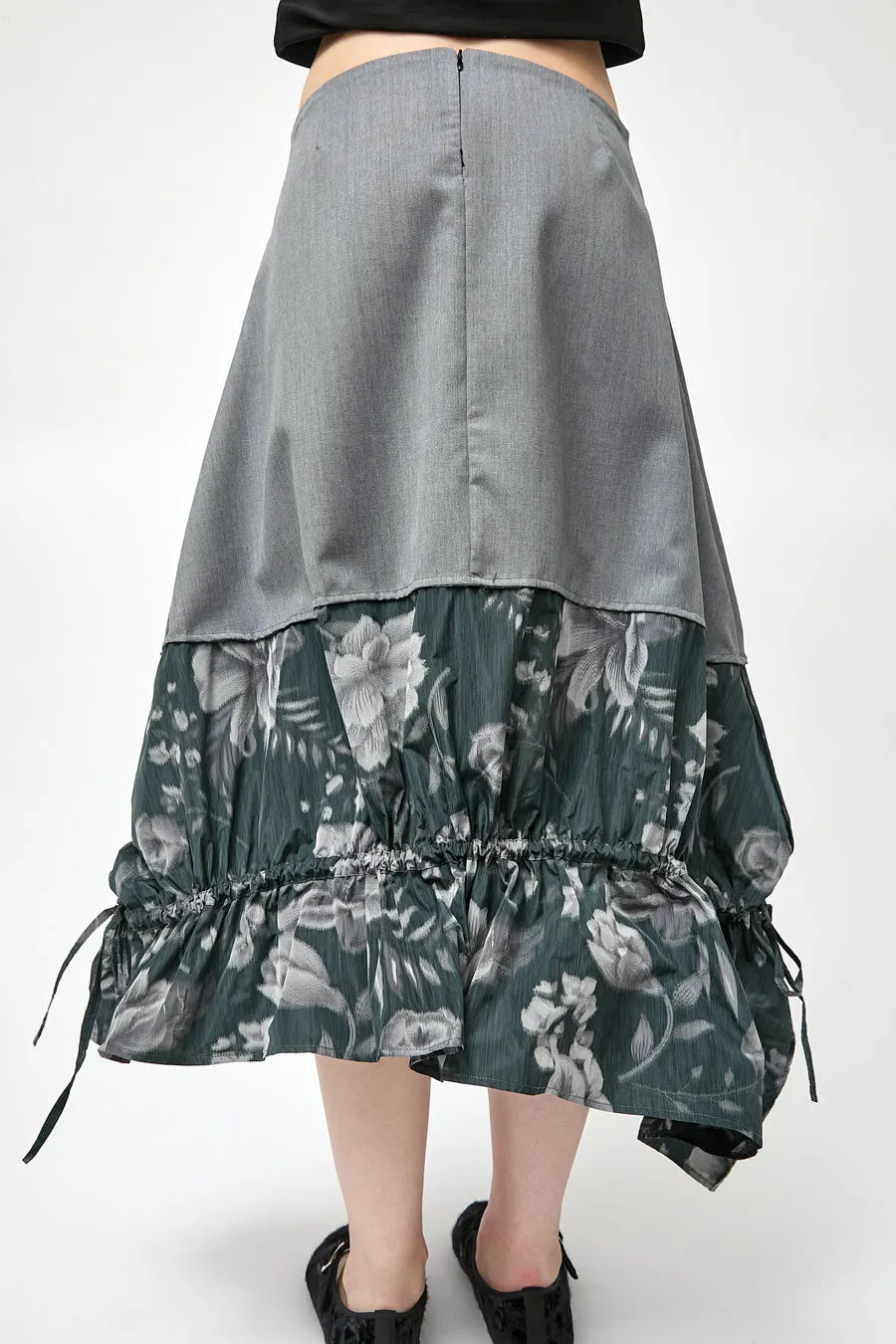 Rave Review Vita Skirt in Grey and Black Floral sold by No. 6 product image thumbnail 4