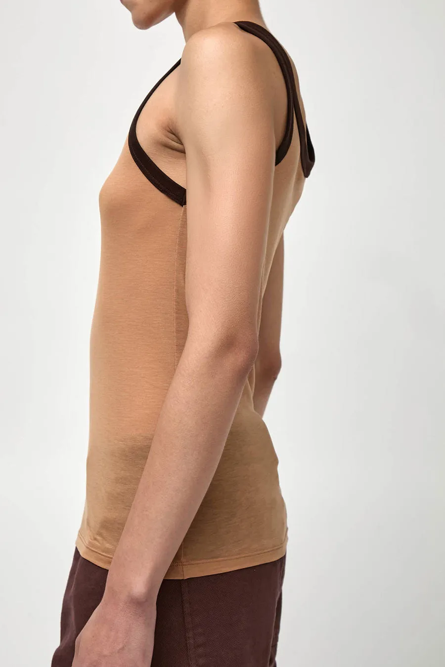 Baserange Racer Tank in Aural Tactile sold by No. 6 product image thumbnail 3