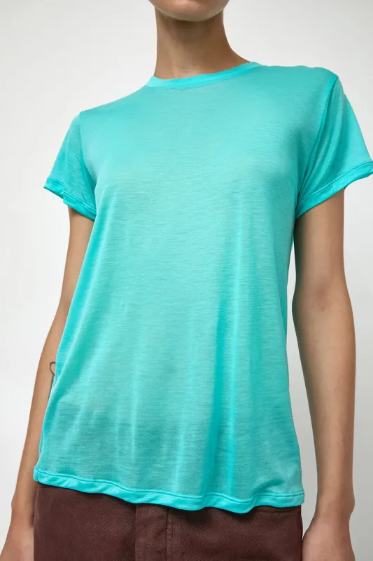 Baserange Tee Shirt in Tomen Green made by Baserange