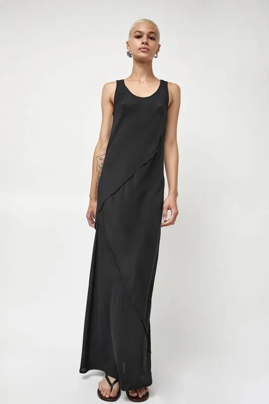 Baserange Lava Dress in Black made by Baserange