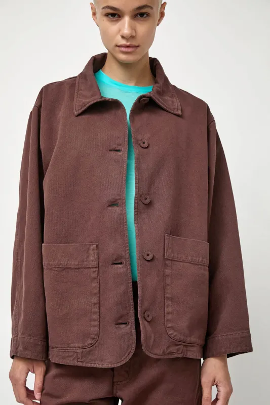 Baserange Osi Jacket in Cata Brown made by Baserange