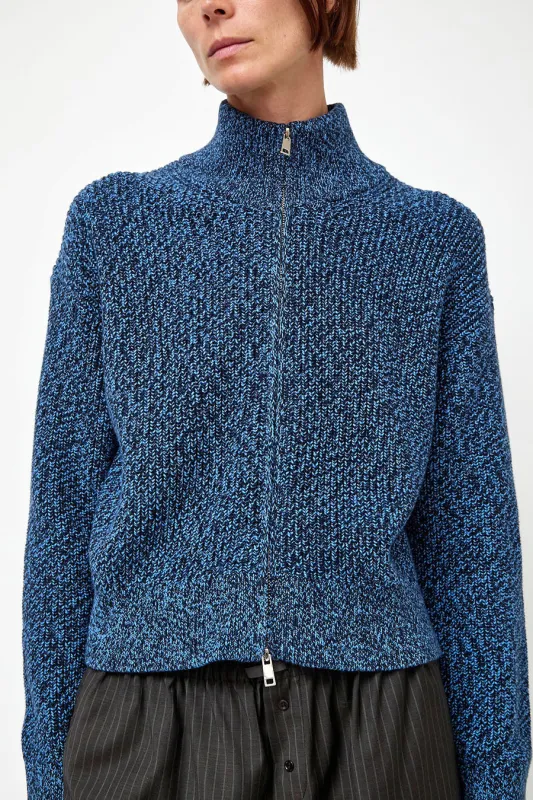 No.6 Keir Knit in Blue Melange made by No. 6
