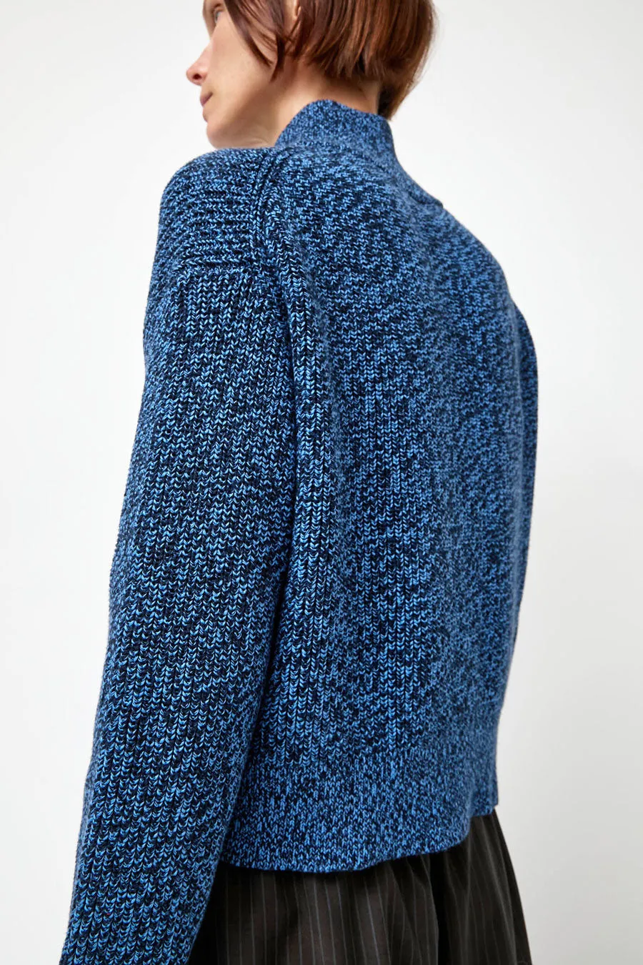 No.6 Keir Knit in Blue Melange sold by No. 6 product image thumbnail 4