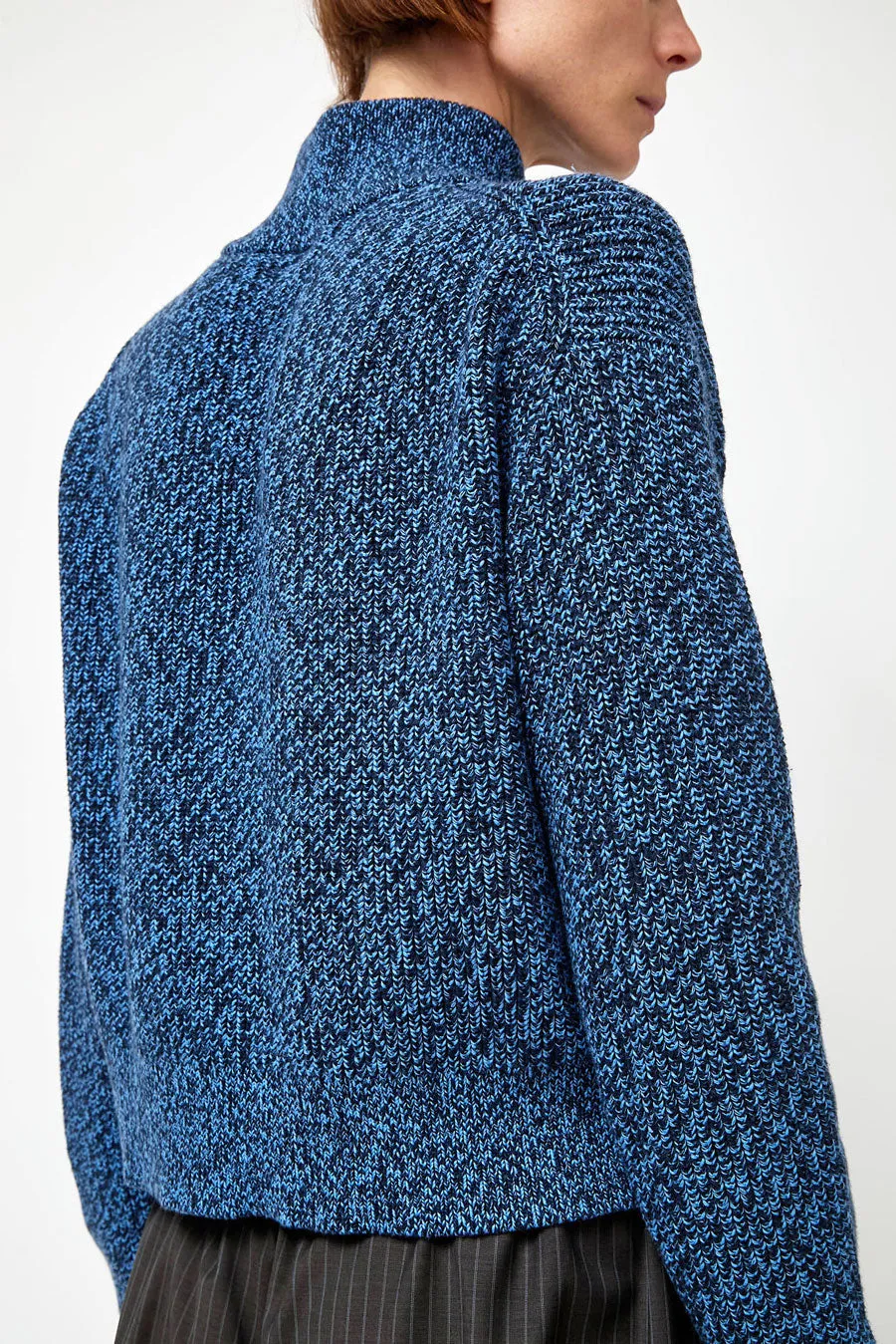 No.6 Keir Knit in Blue Melange sold by No. 6 product image thumbnail 5