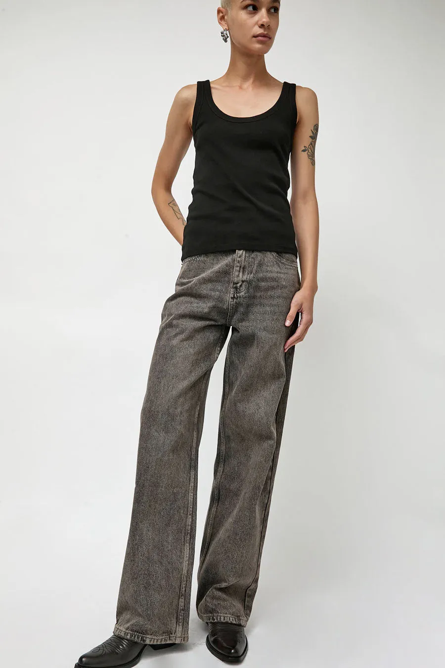 No.6 Leo Jean in Grey Wash sold by No. 6