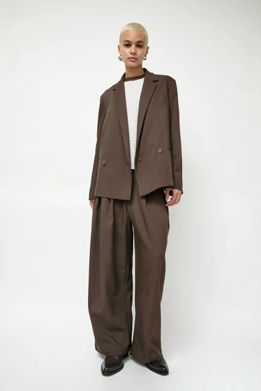 No.6 Holland Pant in Chocolate made by No. 6