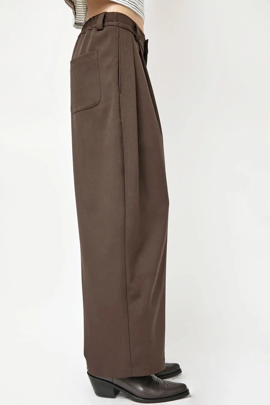 No.6 Holland Pant in Chocolate sold by No. 6 product image thumbnail 4