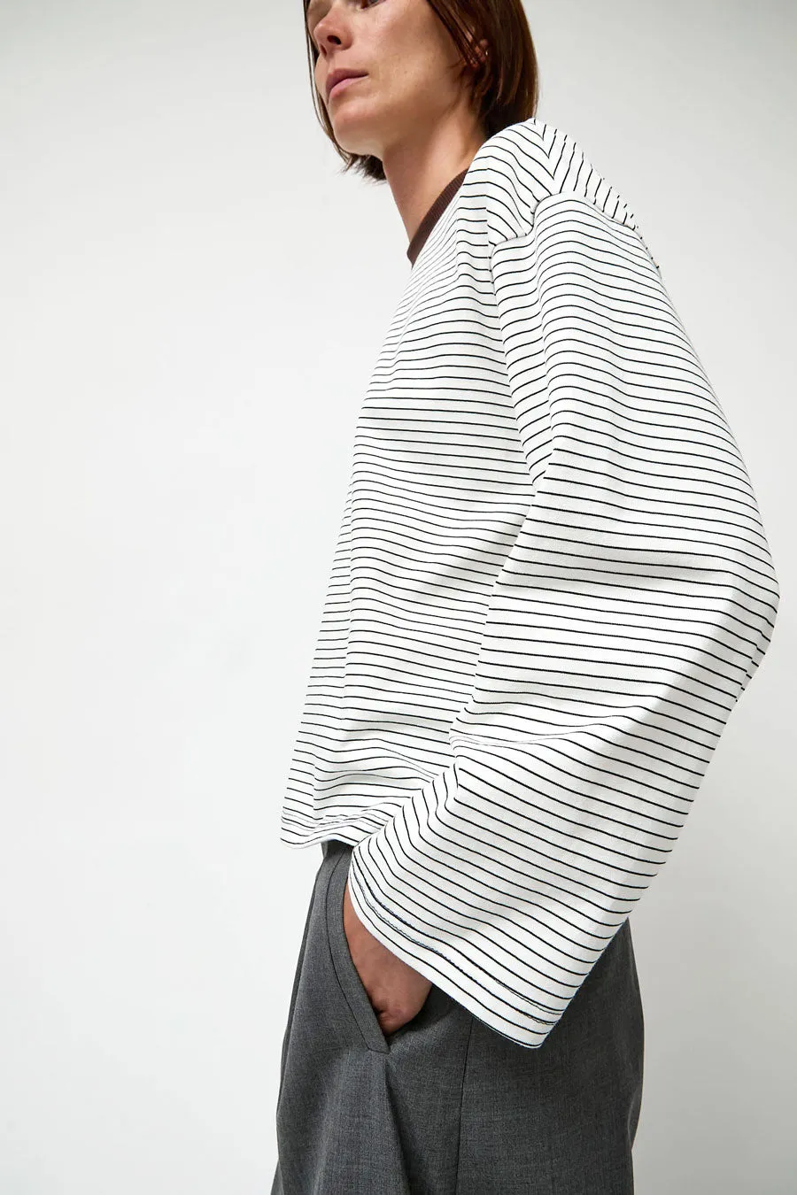 No.6 Nora Top in White Stripe sold by No. 6 product image thumbnail 3