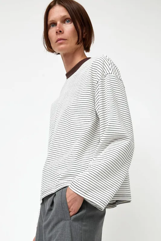 No.6 Nora Top in White Stripe made by No. 6