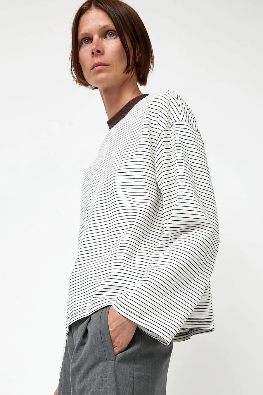 No.6 Nora Top in White Stripe sold by No. 6