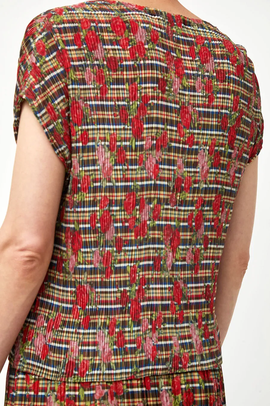 No.6 Nico Top in Rose Plaid sold by No. 6 product image thumbnail 5