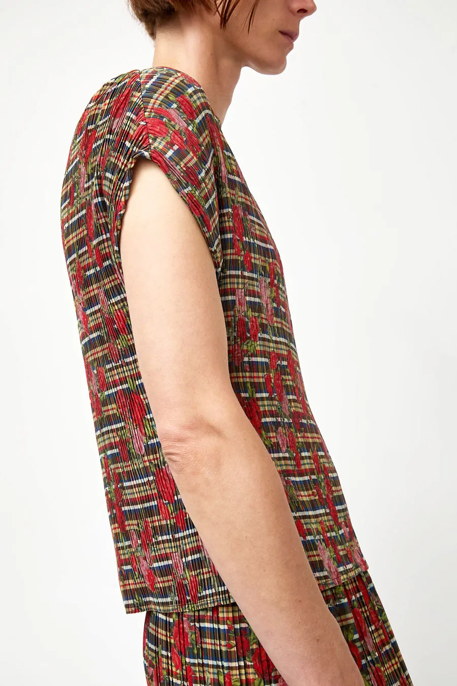 No.6 Nico Top in Rose Plaid sold by No. 6 product image thumbnail 4