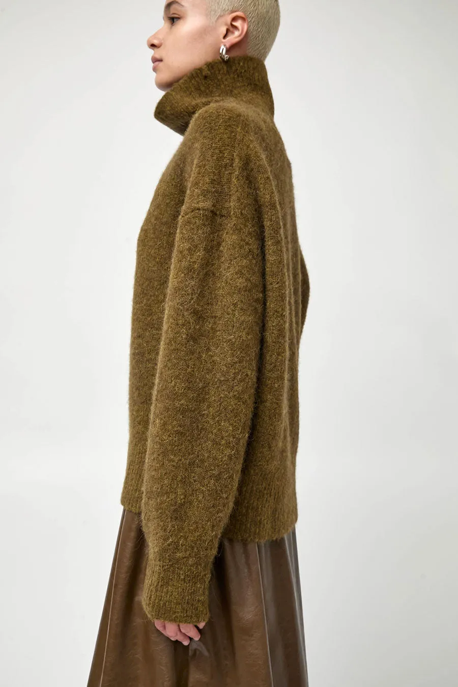 No.6 Miles Sweater in Khaki sold by No. 6 product image thumbnail 4