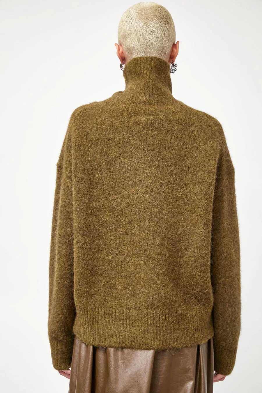 No.6 Miles Sweater in Khaki sold by No. 6 product image thumbnail 5