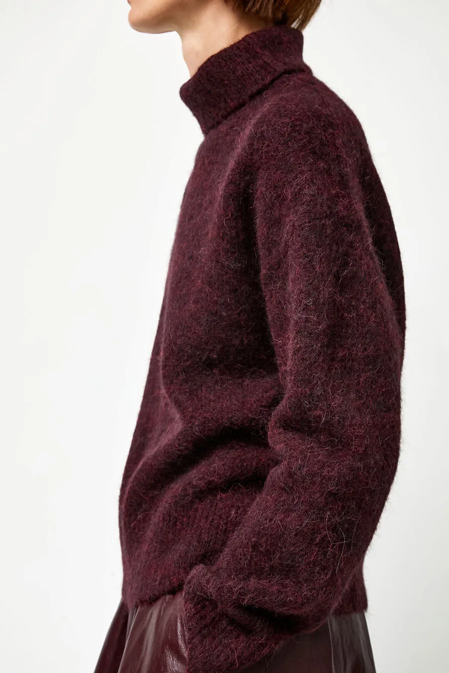 No.6 Miles Sweater in Bordeaux sold by No. 6 product image thumbnail 2
