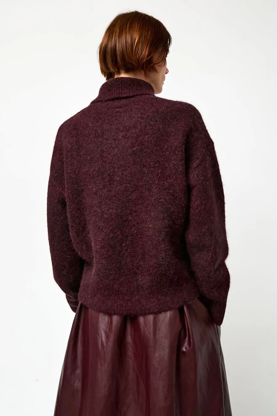 No.6 Miles Sweater in Bordeaux sold by No. 6 product image thumbnail 5