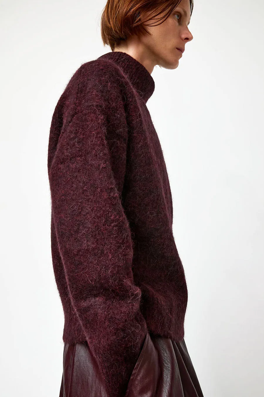No.6 Miles Sweater in Bordeaux sold by No. 6 product image thumbnail 4