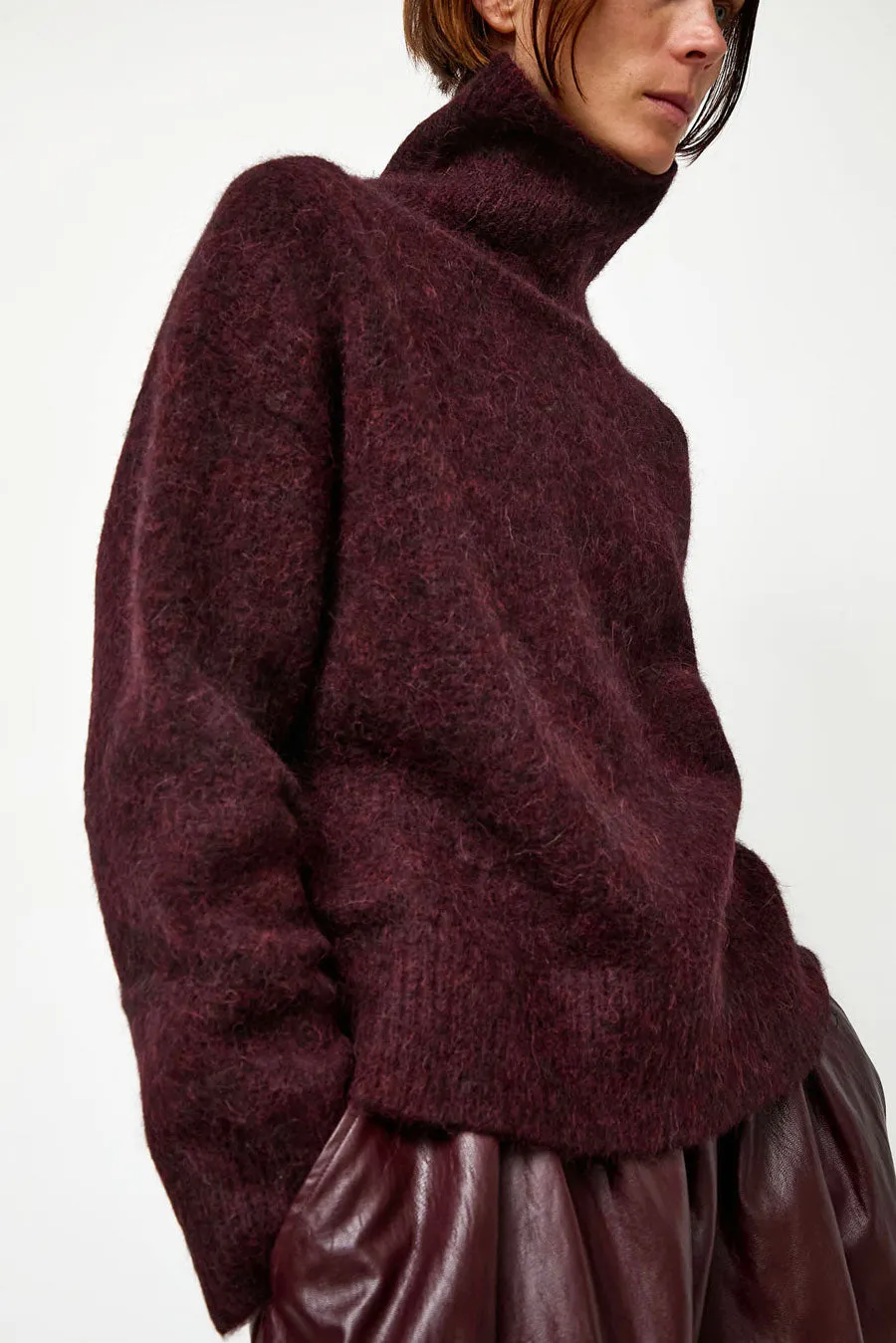No.6 Miles Sweater in Bordeaux sold by No. 6 product image thumbnail 3