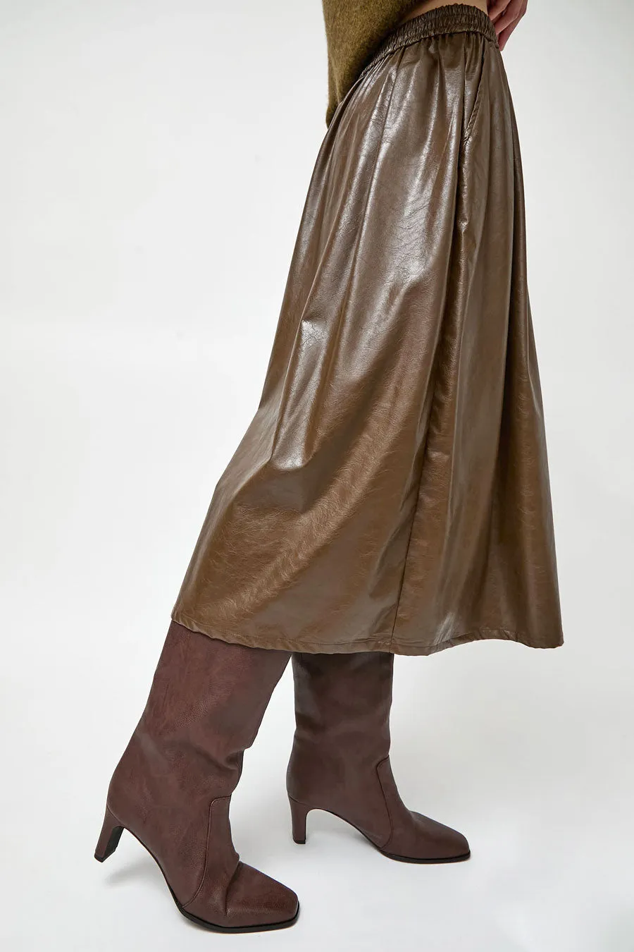 No.6 Mel Skirt in Olive sold by No. 6 product image thumbnail 5