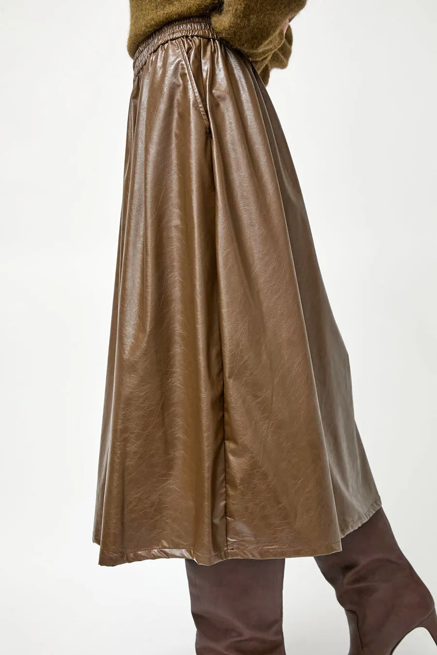 No.6 Mel Skirt in Olive sold by No. 6 product image thumbnail 3