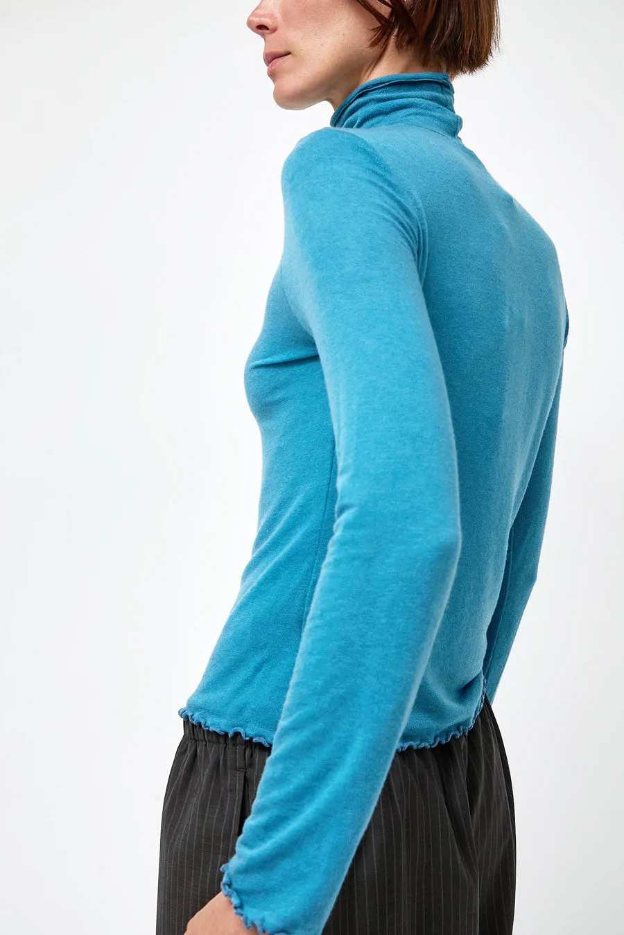 No.6 Lennon Turtleneck in Teal sold by No. 6 product image thumbnail 5