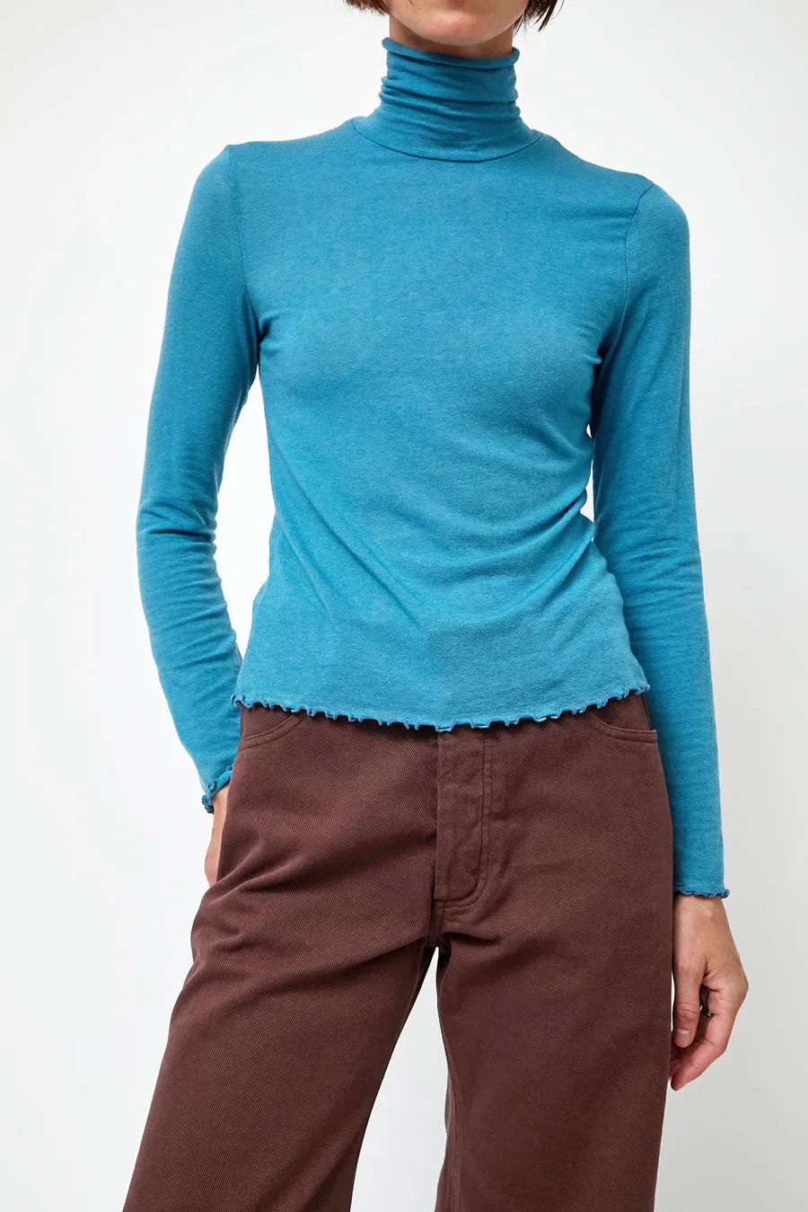 No.6 Lennon Turtleneck in Teal sold by No. 6 product image thumbnail 3