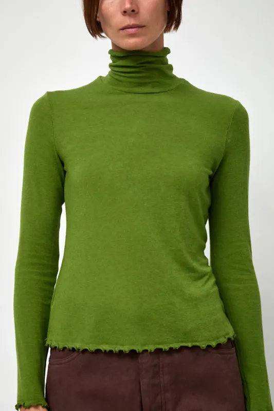 No.6 Lennon Turtleneck in Grass made by No. 6
