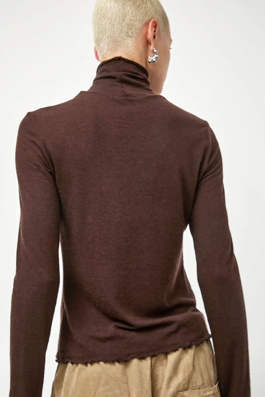 No.6 Lennon Turtleneck in Espresso sold by No. 6 product image thumbnail 5