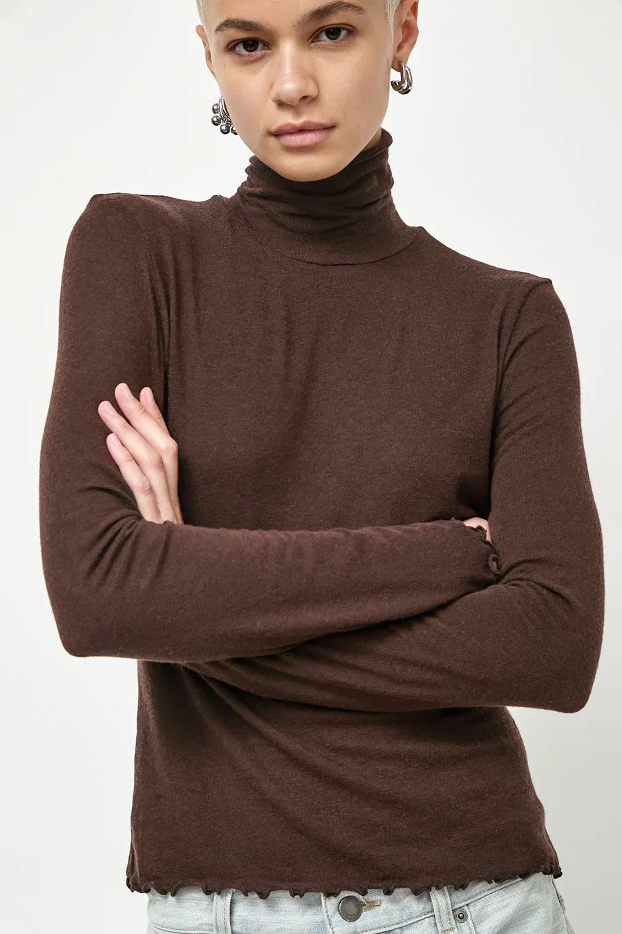No.6 Lennon Turtleneck in Espresso sold by No. 6 product image thumbnail 3