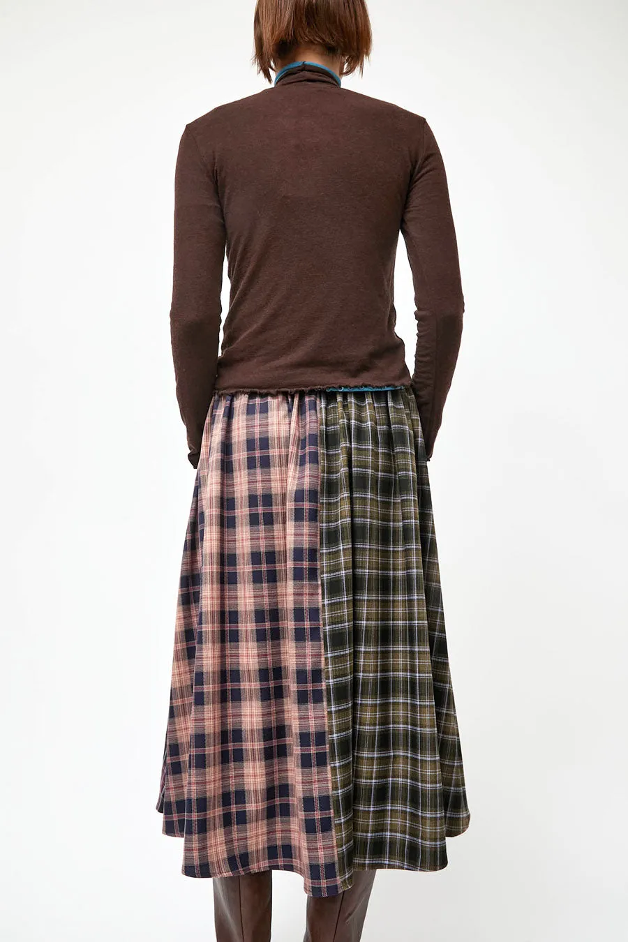 No.6 Lee Skirt in Plaid Combo sold by No. 6 product image thumbnail 5