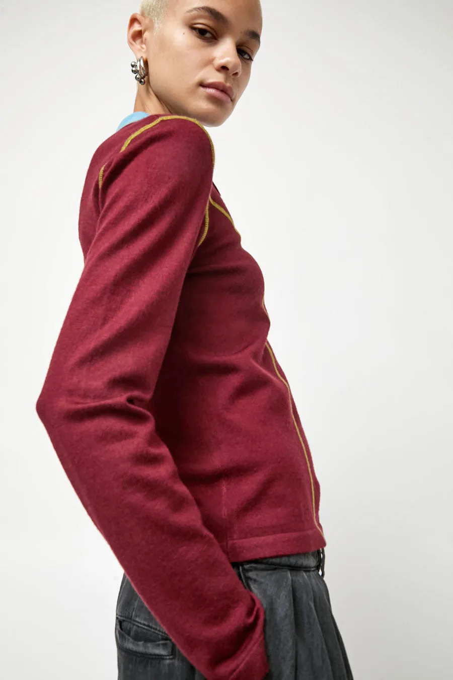 No.6 Lainey Top in Merlot sold by No. 6 product image thumbnail 2